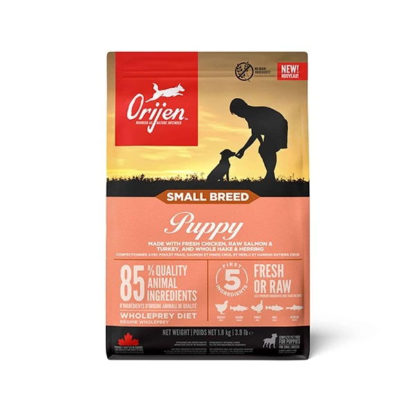Orijen Puppy Small Breed Tavuk Somon ve Hindi Etli Küçük Irk Yavru Köpek Maması - 1.8 Kg