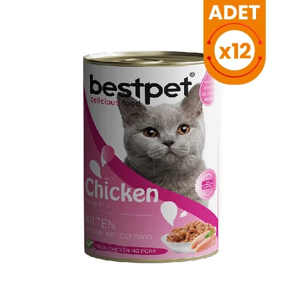 Bestpet Tavuklu Jöleli Yavru Konserve Kedi Maması