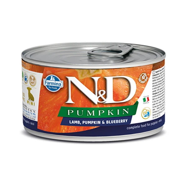 N&D Pumpkin Balkabaklı Kuzu Etli Yavru Konserve Köpek Maması - 1 Adet 140 Gr