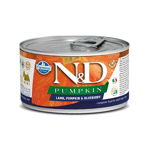 N&D Pumpkin Balkabaklı Kuzu Etli Yetişkin Konserve Köpek Maması - 1 Adet 140 Gr