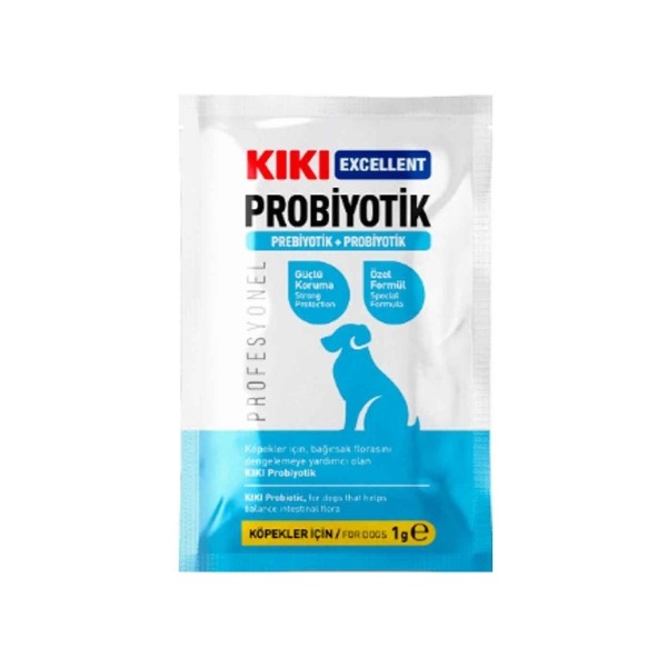 Kiki Excellent Köpekler için Toz Probiyotik ve Prebiyotik Saşe