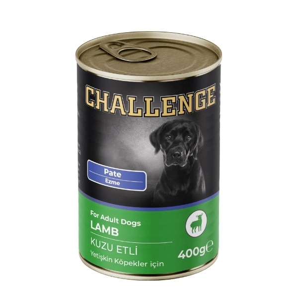 Challenge Pate Kuzu Etli Yetişkin Konserve Köpek Maması