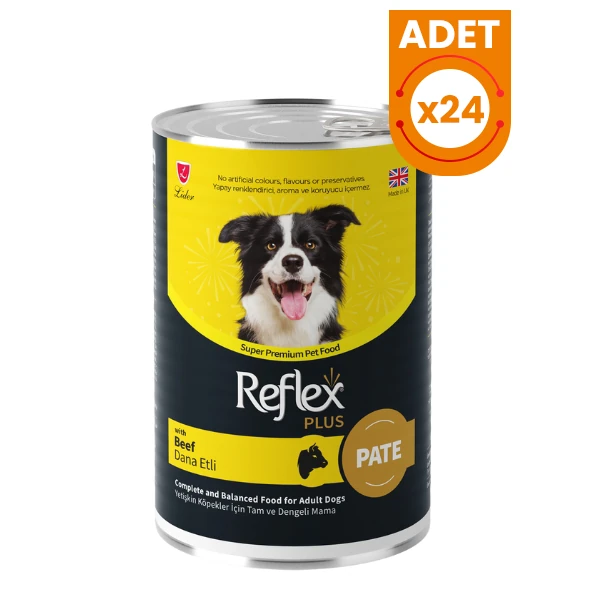 Reflex Plus Pate İçinde Dana Etli Yetişkin Konserve Köpek Maması