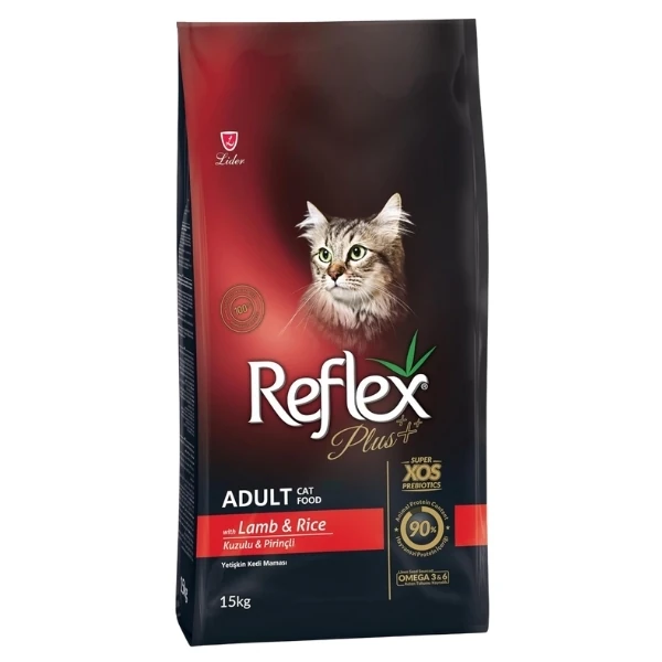 Reflex Plus Adult Kuzu ve Pirinçli Yetişkin Kedi Maması - 15 Kg
