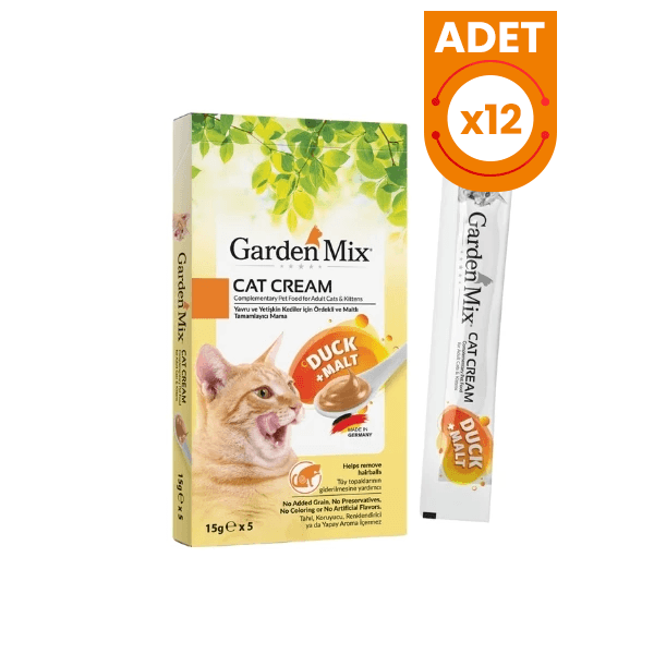 Garden Mix Malt ve Ördekli Sıvı Kedi Ödül Maması