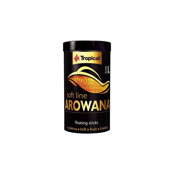 Tropical Softline Arowana Genç Arowanalar için Renk Kuvvetlendirici Balık Yemi