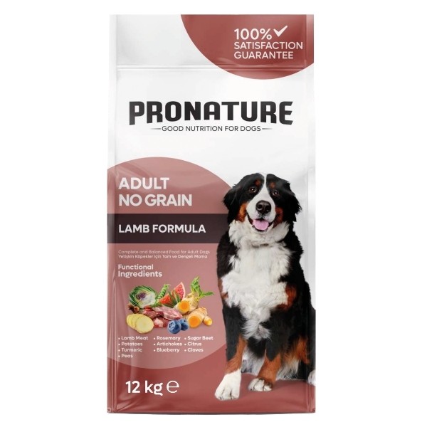 Pronature Hypo-Allergenic Tahılsız Kuzu Etli Yetişkin Köpek Maması