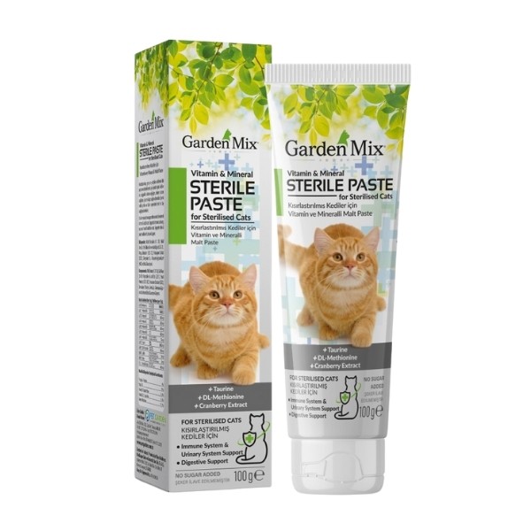 Garden Mix Steril Multivitamin Kedi Malt Macunu