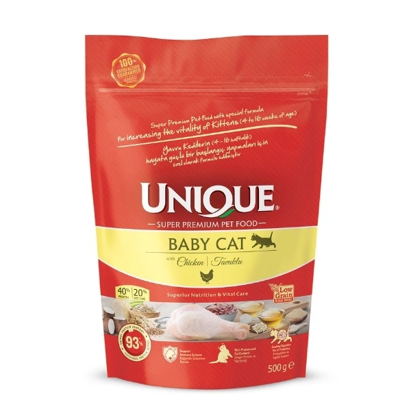 Unique Baby Cat Tavuklu Yavru Kedi Maması - 500 Gr