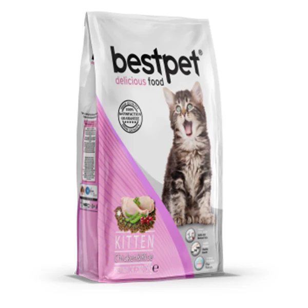 Bestpet Tavuklu Yavru Kedi Maması - 400 Gr