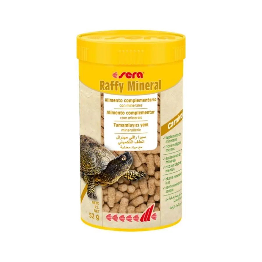 Sera Raffy Mineral Nature Kaplumbağa Yemi