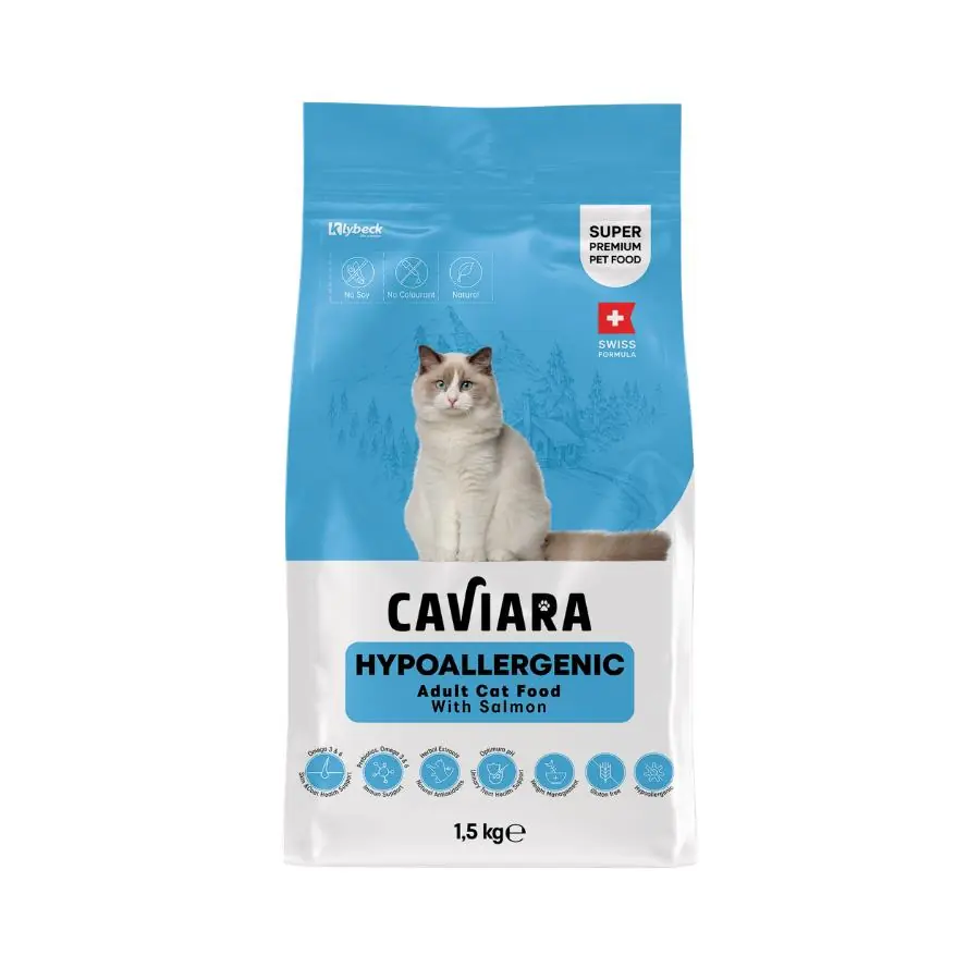 Caviara Hipoalerjenik Somonlu Yetişkin Kedi Maması
