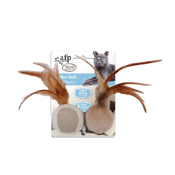 Afp Classic Comfort Tüylü Top Kedi Oyuncağı
