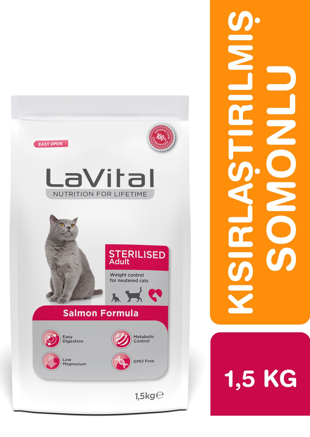 Lavital Sterilised Somonlu Kısırlaştırılmış Kedi Maması