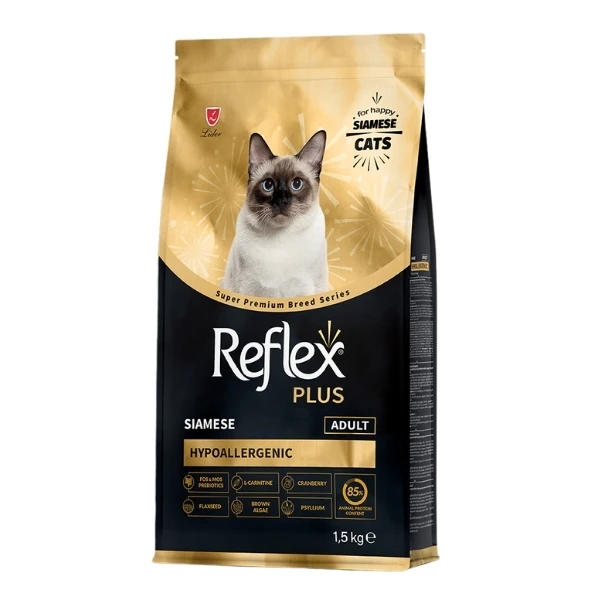 Reflex Plus Siamese Hypoallergenic Tavuklu Yetişkin Kedi Maması - 1.5 Kg
