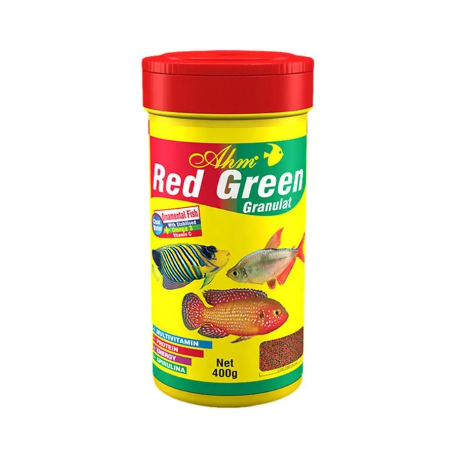Ahm Red Green Granulat Balık Yemi