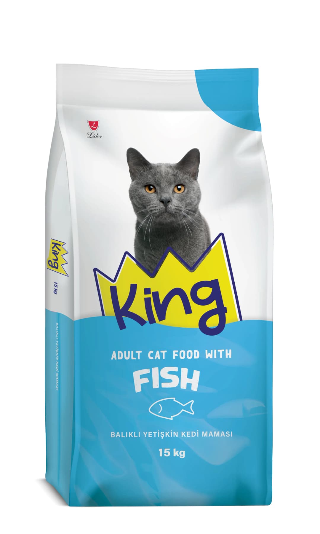 King Balıklı Yetişkin Kedi Maması