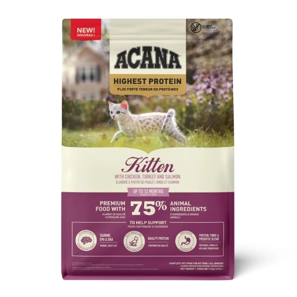 Acana Kitten Hindi ve Somon Balıklı Yavru Kedi Maması - 1.8 Kg