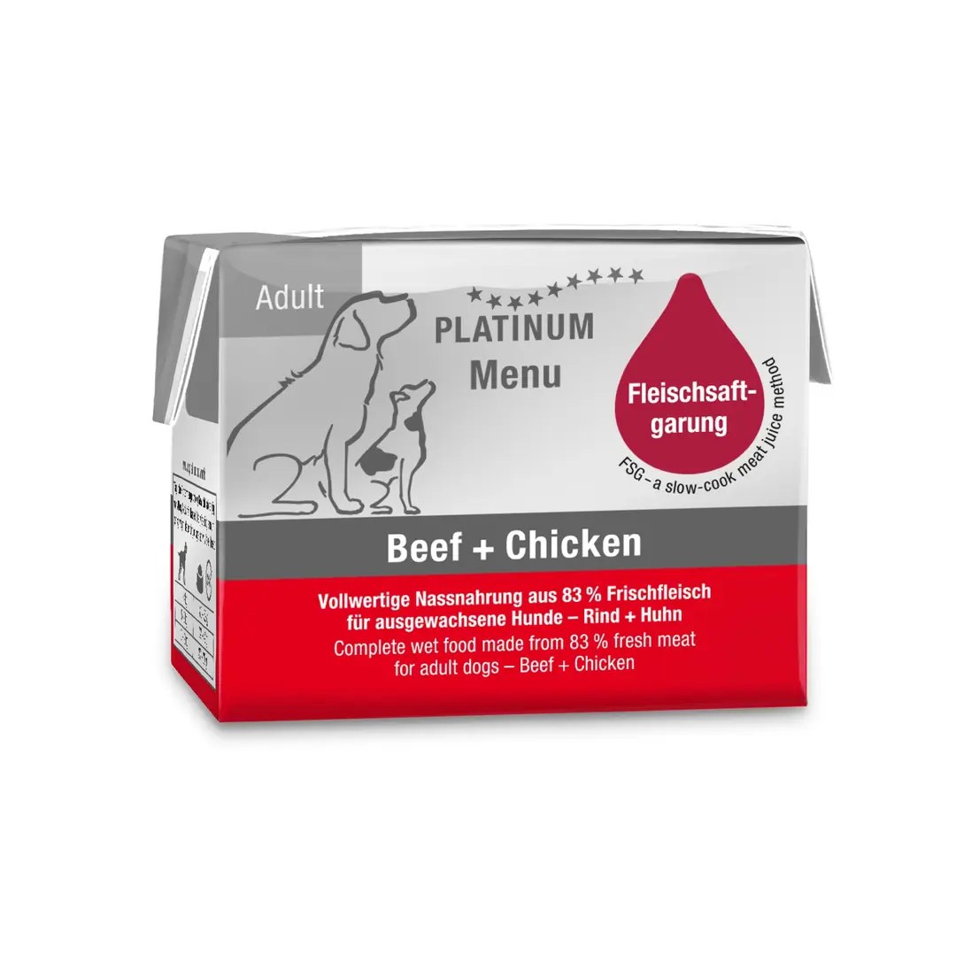 Platinum Sığır Etli ve Tavuklu Köpek Yaş Maması