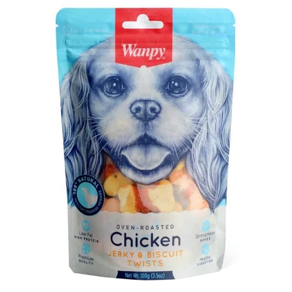 Wanpy Bisküvi Üzeri Tavuk Sargılı Köpek Ödül Maması