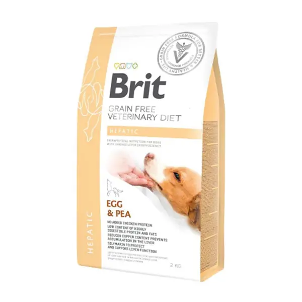 Brit Veterinary Diet Hepatic Yumurtalı Tahılsız Karaciğer Hastası Köpek Maması