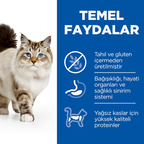 Hills Tahılsız Tavuklu Yetişkin Kedi Maması