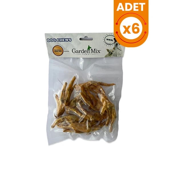 Garden Mix Tavuk Ayağı Kurutulmuş Köpek Ödülü