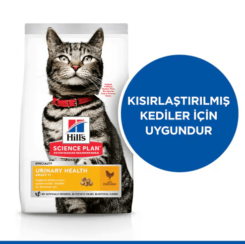 Hills Urinary İdrar Yolu Destekleyici Tavuklu Yetişkin Kedi Maması