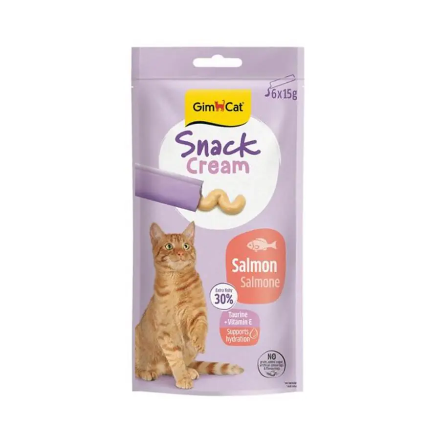 Gimcat Snack Cream Somonlu Kedi Ödülü