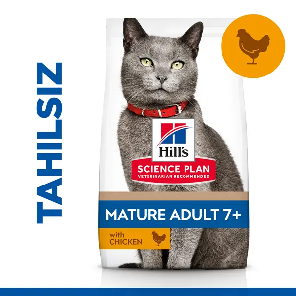 Hills Tahılsız Tavuklu Yaşlı Kedi Maması