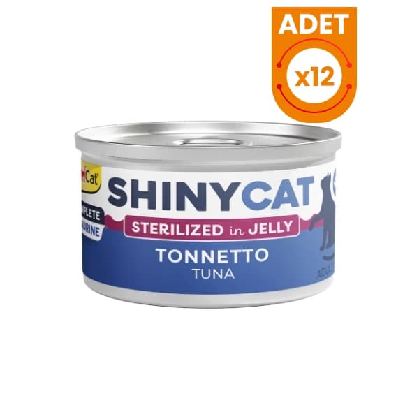 Gimcat Shinycat Jöle İçinde Ton Balıklı Kısırlaştırılmış Konserve Kedi Maması