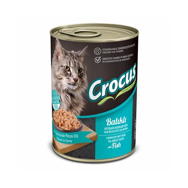 Crocus Balıklı Yetişkin Kedi Yaş Maması