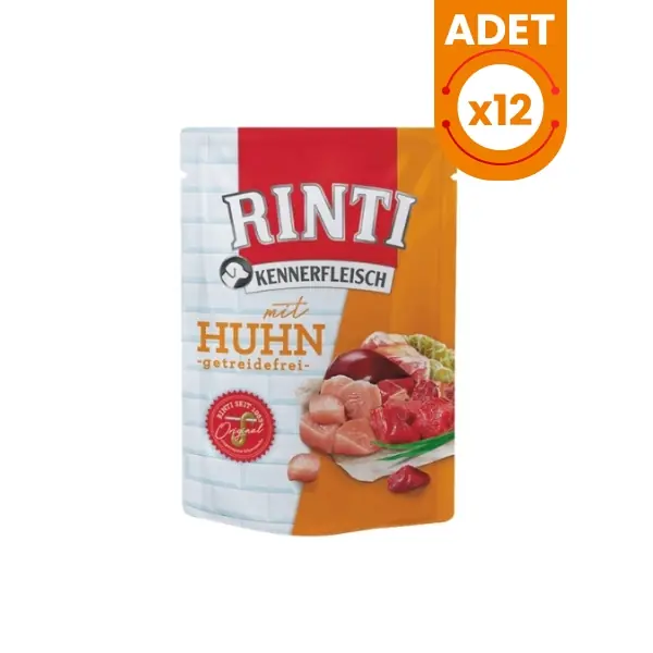 Rinti Tavuk Etli Pouch Yetişkin Köpek Konservesi