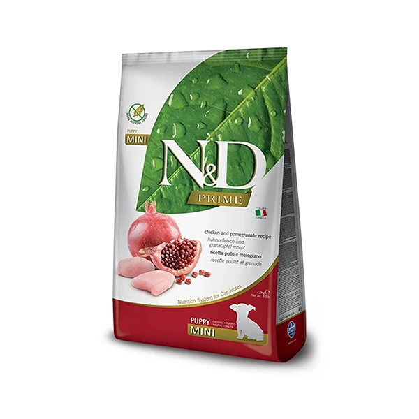 N&D Prime Tavuklu Küçük Irk Tahılsız Yavru Köpek Maması - 2.5 Kg
