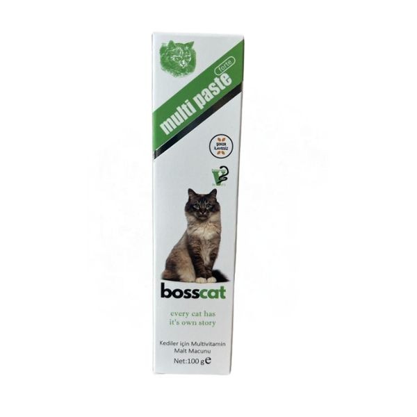 Bosscat Multivitaminli Kedi Malt Macunu