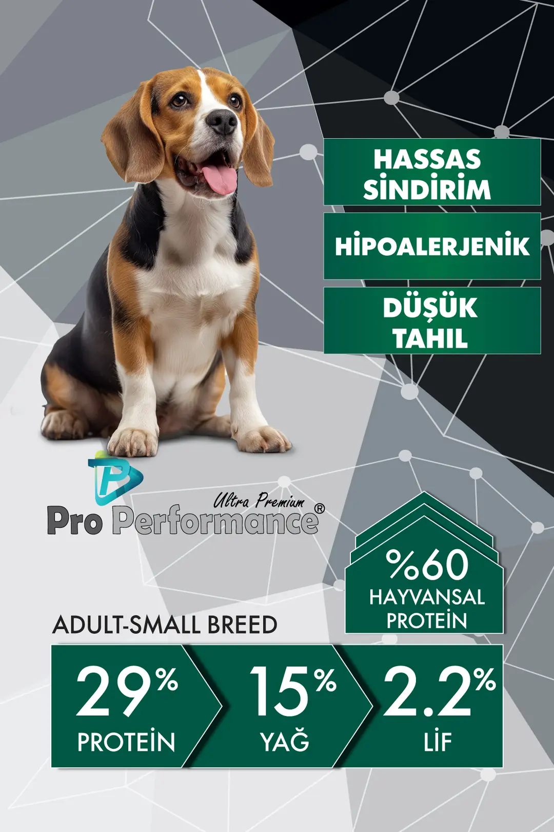 Pro Performance Small Kuzu Etli ve Yaban Mersinli Küçük Irk Yetişkin K