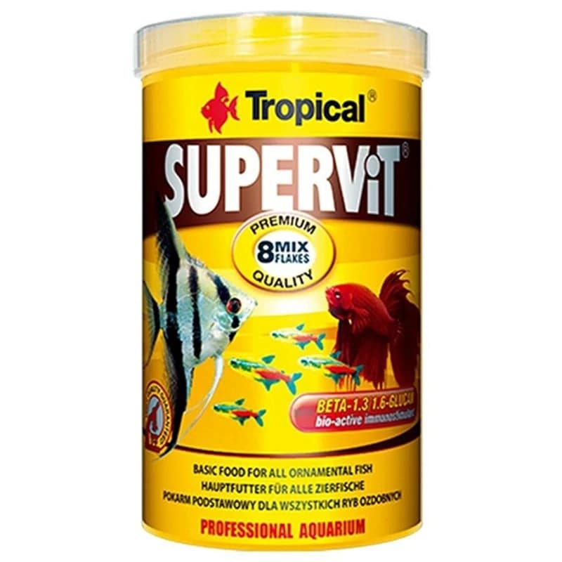 Tropical Süpervit Flakes Üniversal Pul Balık Yemi