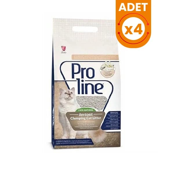 Proline Vanilya Kokulu Topaklanan Bentonit Kedi Kumu