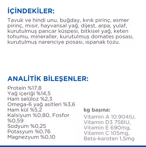 Hills Mature 7+ Tavuklu Mini Irk Yaşlı Köpek Maması