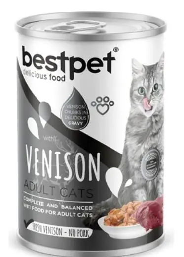 Bestpet Geyik Etli Konserve Yetişkin Kedi Maması