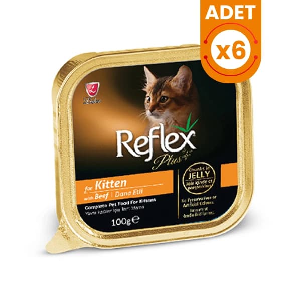 Reflex PlusPuppy Dana Etli Yavru Konserve Kedi Maması