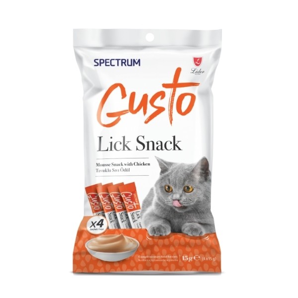 Spectrum Gusto Lick Snack Tavuklu Sıvı Kedi Ödül Maması