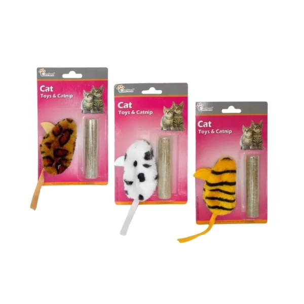 Eastland Kedi Otlu Fare Peluş Kedi Oyuncağı