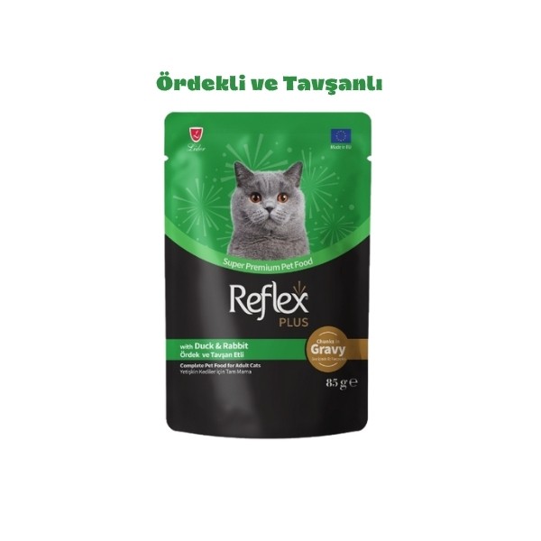 Reflex Plus Karışık 8 Lezzet Pouch Konserve Kedi Maması