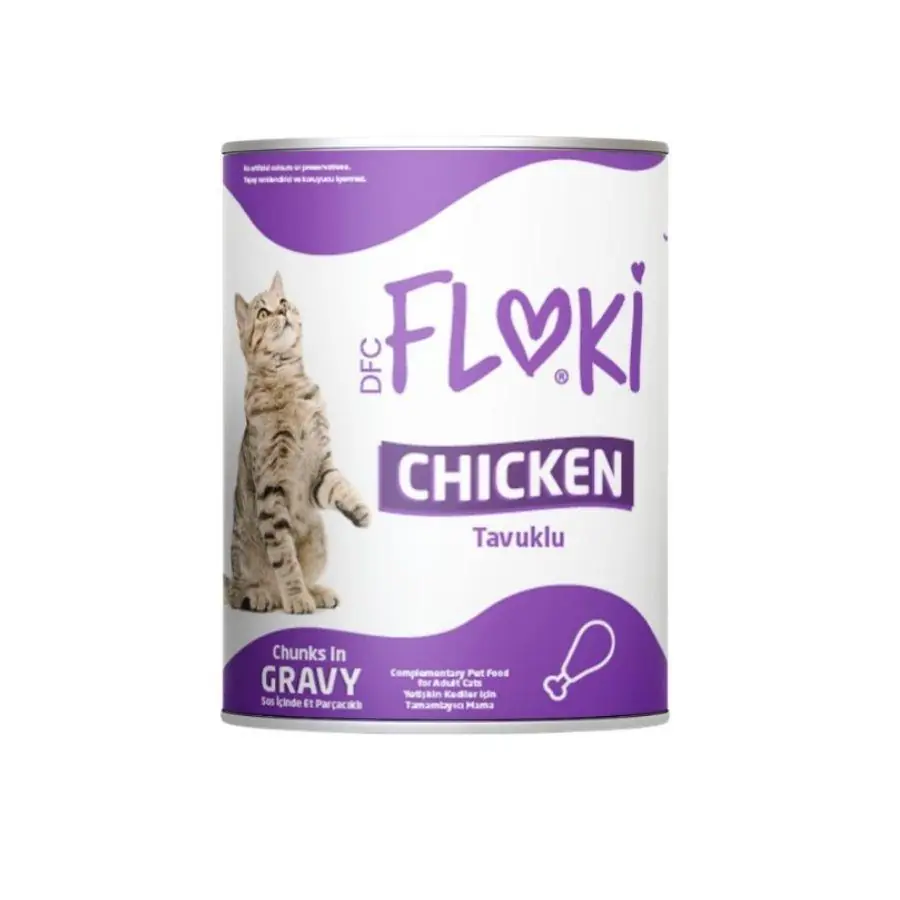 Floki Kuzulu Yetişkin Kedi Konservesi