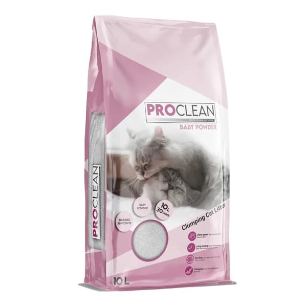 ProClean Bebek Pudra Kokulu Topaklanan Kedi Kumu