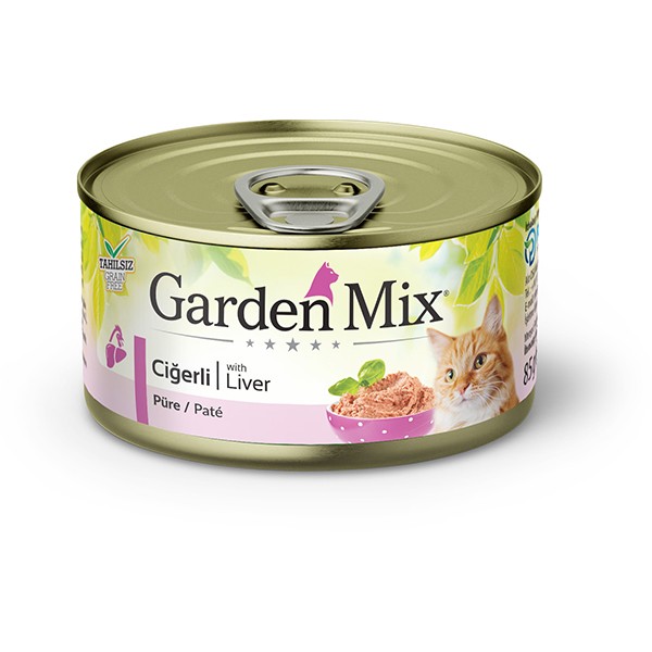 Garden Mix Ciğerli Tahılsız Kıyılmış Konserve Kedi Maması