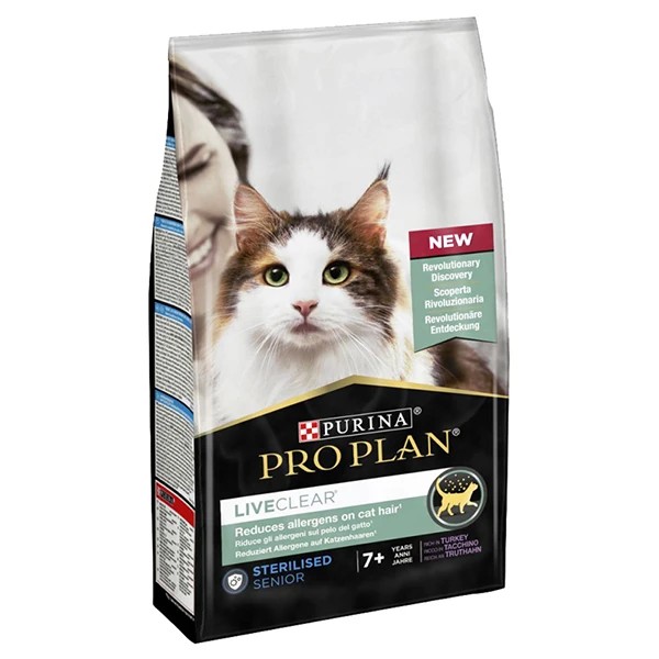 Pro Plan Liveclear Hindili Yaşlı Kısırlaştırılmış Kedi Maması