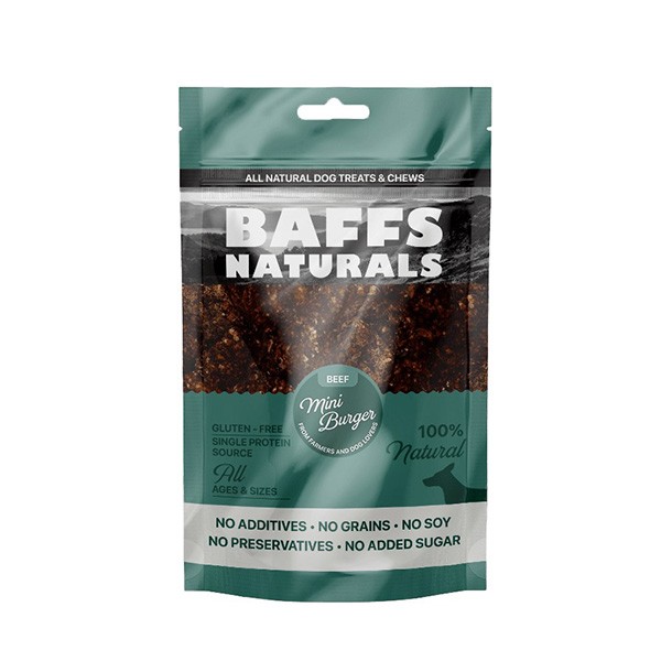 Baffs Naturals Dana Mini Burger Köpek Ödül Maması