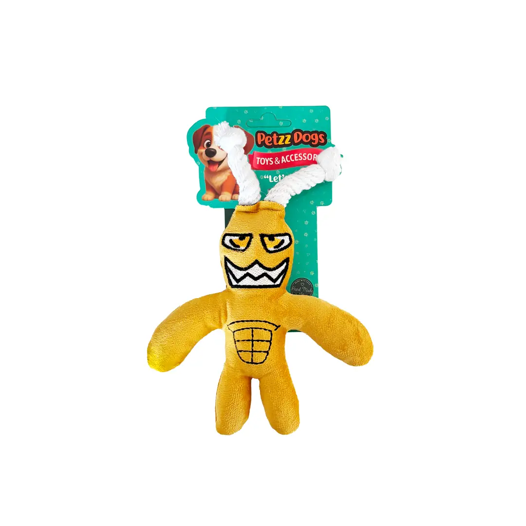 PetzzDogs Heady Sesli Dayanıklı Peluş Köpek Çiğneme Oyuncağı